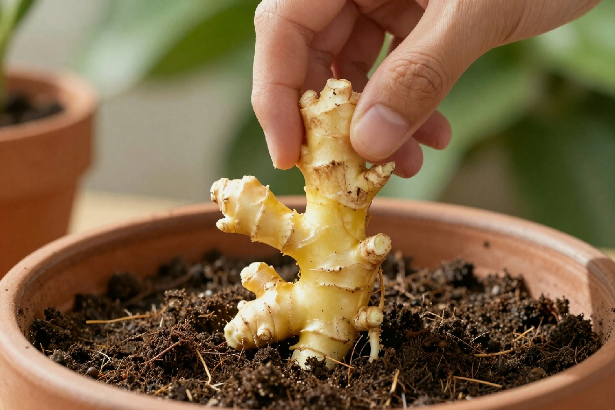 Coltivare zenzero in casa è più semplice di quanto immagini: inizia da una radice del supermercato