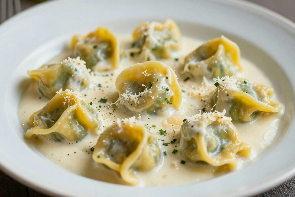 Tortellini da urlo: con questa crema di parmigiano il tuo pranzo diventa un capolavoro gourmet
